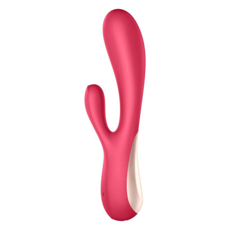Смарт вибратор-кролик Satisfyer Mono Flex Red, 2 мотора, управление через интернет || Смарт вібратор-кролик Satisfyer Mono Flex Red, 2 мотори, керування через інтернет