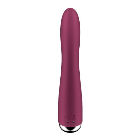 Вибратор точки G с вращением Satisfyer Spinning Vibe 1 Red, 2 мотора || Вібратор точки G з обертанням Satisfyer Spinning Vibe 1 Red, 2 мотори
