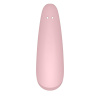 Вакуумный клиторальный стимулятор Satisfyer Curvy 2+ Pink с управлением через интернет || Вакуумний кліторальний стимулятор Satisfyer Curvy 2+ Pink з керуванням через інтернет