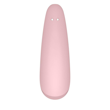 Вакуумный клиторальный стимулятор Satisfyer Curvy 2+ Pink с управлением через интернет || Вакуумний кліторальний стимулятор Satisfyer Curvy 2+ Pink з керуванням через інтернет
