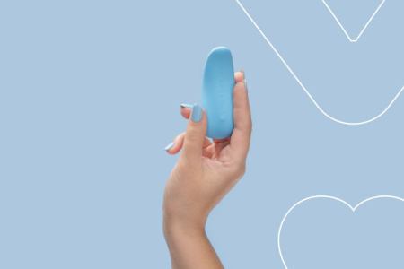 Вибратор-язычок FairyGasm ThrillLeaf blue || Вібратор-язичок FairyGasm ThrillLeaf blue