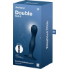 Дилдо Satisfyer Double Ball-R Dark Blue, унисекс, подвижные шарики внутри, на присоске || Дилдо Satisfyer Double Ball-R Dark Blue, унісекс, рухомі кульки всередині, на присосці