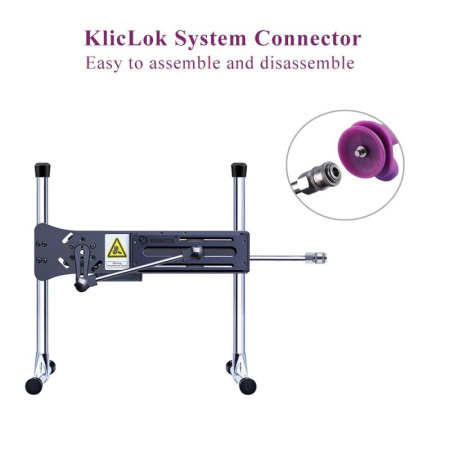 Фаллоимитатор 8.2″ с вибрацией для секс-машин Hismith Purple Silicone Dildo with Vibe, KlicLok || Фалоімітатор 8.2″ з вібрацією для секс-машин Hismith Purple Silicone Dildo with Vibe, KlicLok