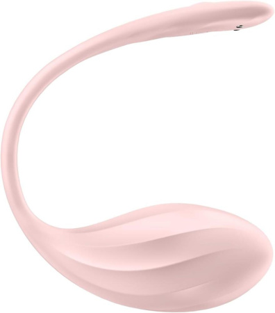 Виброяйцо Satisfyer Ribbed Petal Connect App Rose || Віброяйце Satisfyer Ribbed Petal Connect App Rose