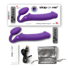 Безремневой страпон с вибрацией Strap-On-Me Vibrating Violet XL, диам. 4,5см, пульт ДУ, регулируемый || Безремінний страпон з вібрацією Strap-On-Me Vibrating Violet XL, діам. 4,5 см, пульт ДК, регульовани