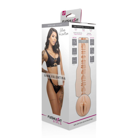 Мастурбатор Fleshlight Girls: Gina Valentina — Stellar со слепка вагины, очень нежный || Мастурбатор Fleshlight Girls: Gina Valentina — Stellar зі зліпка вагіни, дуже ніжний