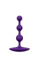 Анальные бусы Romp Amp Dark Purple, силикон, макс. диаметр 2,6 см