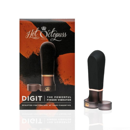 Вибратор на палец Hot Octopuss DiGiT, очень мощный, 5 режимов, перезаряжаемый || Вібратор на палець Hot Octopuss DiGiT, дуже потужний, 5 режимів, перезаряджуваний