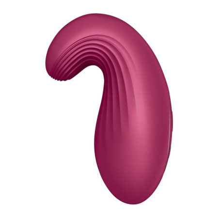 Вибратор Satisfyer Dipping Delight Berry, 2 мотора, гибкий кончик || Вібратор Satisfyer Dipping Delight Berry, 2 мотори, гнучкий кінчик