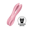Клиторальный вибратор Satisfyer Threesome 1 Pink с тремя гибкими пальчиками