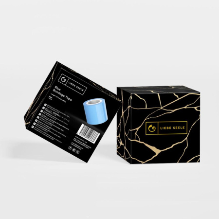 Скотч для бондажа Liebe Seele Bondage Tape Blue 25м || Скотч для бондажу Liebe Seele Bondage Tape Blue 25м