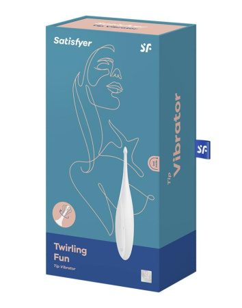 Вибратор для клитора Satisfyer Twirling Fun White || Вібратор для клітора Satisfyer Twirling Fun White
