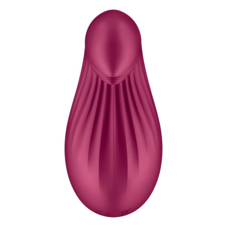 Вибратор Satisfyer Dipping Delight Berry, 2 мотора, гибкий кончик || Вібратор Satisfyer Dipping Delight Berry, 2 мотори, гнучкий кінчик