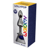 Металлическая анальная пробка Wooomy Lollypop Double Ball Metal Plug Blue M диаметр 3,1, длина 9,4 с || Металева анальна пробка Wooomy Lollypop Double Ball Metal Plug Blue M діаметр 3,1 см, довжина 9,4 см