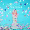 Фаллоимитатор с конфетти ADDICTION - PARTY MARTY 7.5″ - FROST & CONFETTI, 19 см, силикон || Фалоімітатор з конфетті ADDICTION - PARTY MARTY 7.5″ - FROST & CONFETTI, 19 см, силікон