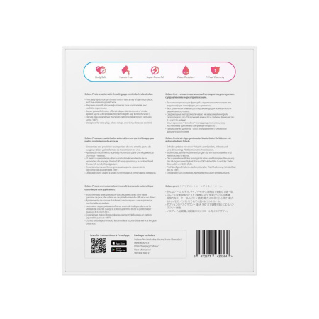 Интерактивный смарт-мастурбатор Lovense Solace Pro, до 300 фрикций в минуту, до 12,5 часов работы || Інтерактивний смарт-мастурбатор Lovense Solace Pro, до 300 фрикцій на хвилину, до 12,5 годин роботи