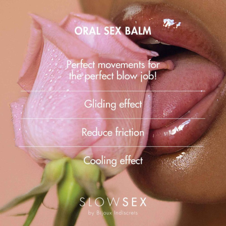 Средство для минета Bijoux Indiscrets SLOW SEX - Oral sex balm || Стимулювальний бальзам для мінету Bijoux Indiscrets Slow Sex Oral sex balm