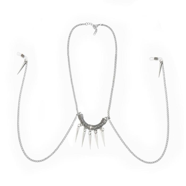 Украшение с цепочками и шипами для сосков Art of Sex – Modesta