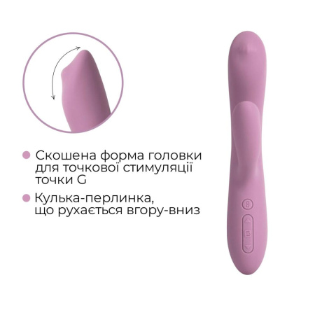 Смарт вибратор-кролик с жемчужной стимуляцией точки G Svakom Trysta Neo || Смарт вібратор-кролик з перлинною стимуляцією точки G Svakom Trysta Neo