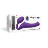 Безремневой страпон с вибрацией Strap-On-Me Vibrating Violet M диаметр 3,3см, пульт ДУ, регулируемый || Безремінний страпон з вібрацією Strap-On-Me Vibrating Violet M, діаметр 3,3 см, пульт ДК, регульован