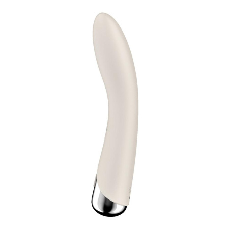Вибратор точки G с вращением Satisfyer Spinning Vibe 1 Beige, 2 мотора || Вібратор точки G з обертанням Satisfyer Spinning Vibe 1 Beige, 2 мотори