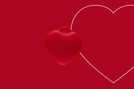 Мини-вибратор «Сердечко» FairyGasm PleasureStone red, 9 режимов, на шнурке || Мінівібратор «Сердечко» FairyGasm PleasureStone red, 9 режимів, на шнурку