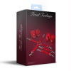 Набір для БДСМ 3 в 1 Feral Feelings BDSM Kit 3 Red, наручники, поножі, хрестовина