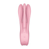 Клиторальный вибратор Satisfyer Threesome 1 Pink с тремя гибкими пальчиками || Кліторальний вібратор Satisfyer Threesome 1 Pink з трьома гнучкими пальчиками