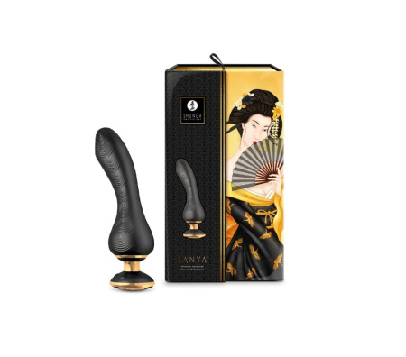 Вибратор для точки G Shunga Sanya Black, гибкий ствол || Вібратор для точки G Shunga Sanya Black, гнучкий стовбур