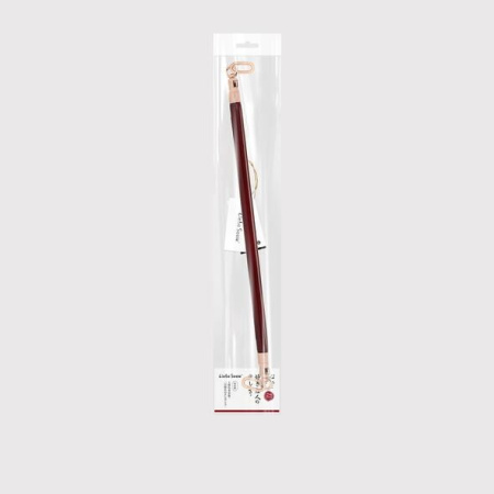 Фиксатор-распорка для ног или рук Liebe Seele Wine Red Spreader Bar, дерево + натуральная кожа || Фіксатор-розпірка для ніг або рук Liebe Seele Wine Red Spreader Bar, дерево + натуральна шкіра