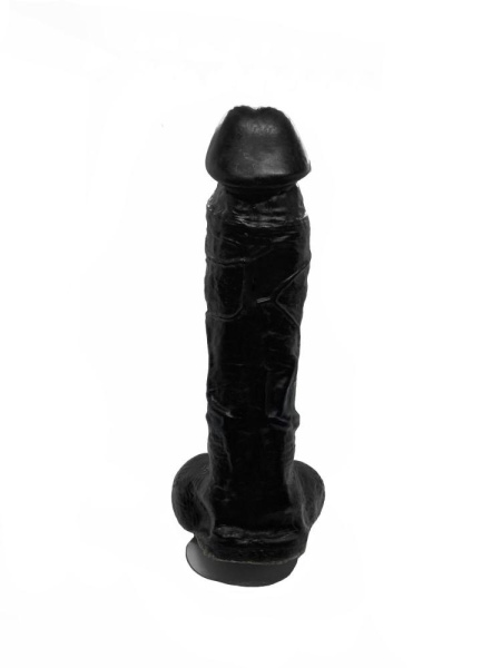 Крафтовое мыло-член с присоской Чистий Кайф Black size XL, натуральное