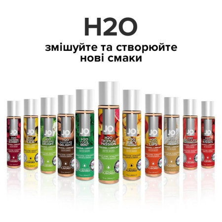 Смазка на водной основе JO H2O — Tropical Passion (60 мл) без сахара, растительный глицерин || Змазка на водній основі JO H2O — Tropical Passion (60 мл) без цукру, рослинний гліцерин