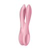 Клиторальный вибратор Satisfyer Threesome 1 Pink с тремя гибкими пальчиками || Кліторальний вібратор Satisfyer Threesome 1 Pink з трьома гнучкими пальчиками