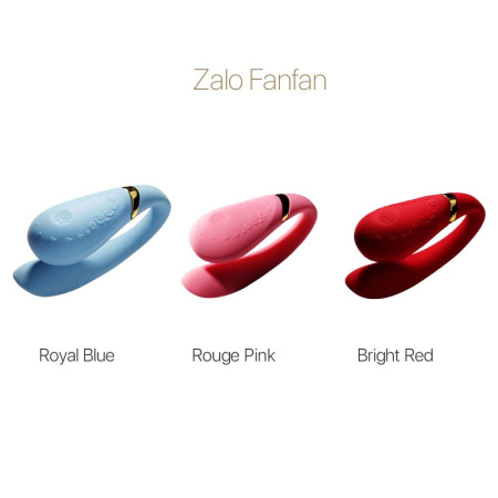 Смартвибратор для пар Zalo — Fanfan Royal Blue || Смартвібратор для пар Zalo — Fanfan Royal Blue