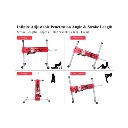 Смарт секс-машина Hismith AK-01-Red Sex Machine APP с фаллоимитатором || Смарт секс-машина Hismith AK-01-Red Sex Machine APP з фалоімітатором