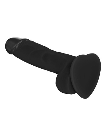 Реалистичный фаллоимитатор Strap-On-Me SOFT REALISTIC DILDO Black - Size L || Реалістичний фалоімітатор Strap-On-Me SOFT REALISTIC DILDO Black - Size L
