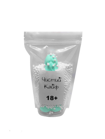 Крафтовое мыло-член с присоской Чистий Кайф Turquoise size L, натуральное || Крафтове мило-член із присоскою Чистий Кайф Turquoise size L, натуральне