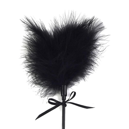 Щекоталка со шлепалкой Пика Art of Sex – Puff Peak, черная || Лоскітка зі шльопалкою Піка Art of Sex – Puff Peak, чорна