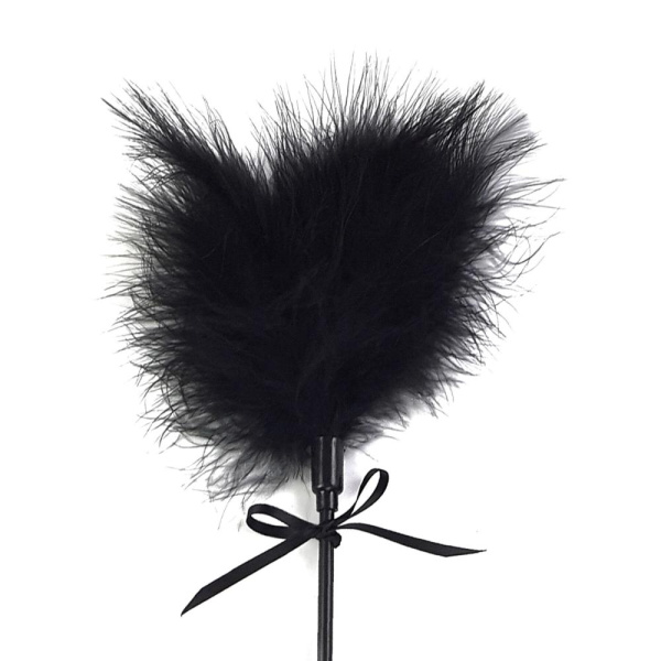 Щекоталка со шлепалкой Пика Art of Sex – Puff Peak, черная