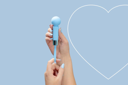 Мини-вибромассажер FairyGasm Pearlstasy blue || Мінівібромасажер FairyGasm Pearlstasy blue