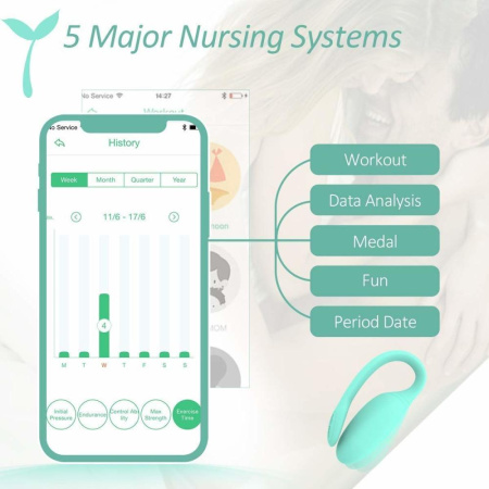 Смарт-тренажер Кегеля Magic Motion Kegel Rejuve, бюджетный вариант, для тренировок и удовольствия || Смарт-тренажер Кегеля Magic Motion Kegel Rejuve, бюджетний варіант, для тренувань і задоволення