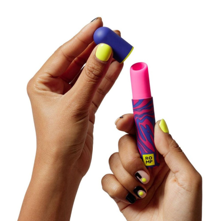 Вакуумный клиторальный стимулятор Romp Lipstick || Вакуумний кліторальний стимулятор Romp Lipstick