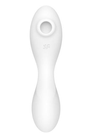 Вакуумный смарт-стимулятор с вибрацией Satisfyer Curvy Trinity 5 (White), управление со смартфона || Вакуумний смарт-стимулятор із вібрацією Satisfyer Curvy Trinity 5 (White), керування зі смартфона