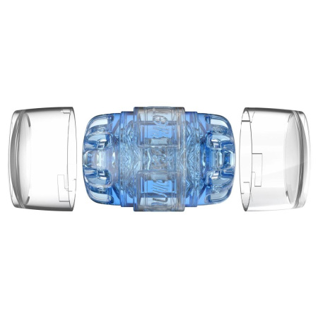 Мастурбатор Fleshlight Quickshot Turbo Blue Ice, компактный, отлично для пар и минета || Мастурбатор Fleshlight Quickshot Turbo Blue Ice, компактний, чудово для пар і мінету