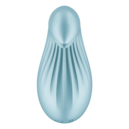 Вибратор Satisfyer Dipping Delight Light Blue, 2 мотора, гибкий кончик || Вібратор Satisfyer Dipping Delight Light Blue, 2 мотори, гнучкий кінчик