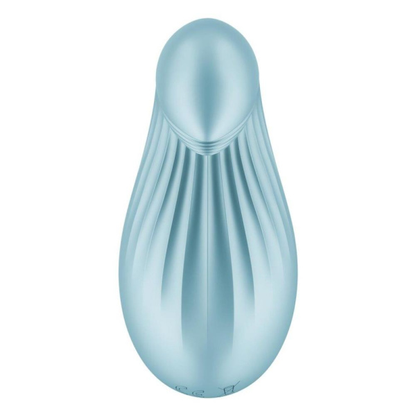 Вибратор Satisfyer Dipping Delight Light Blue, 2 мотора, гибкий кончик