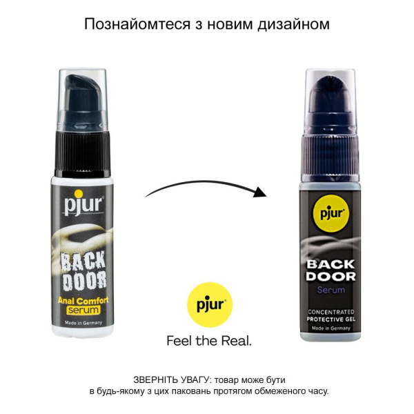 Расслабляющий анальный гель pjur backdoor Serum 20 мл, создает пленку, высококонцентрированный