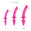 Анальная пробка с дилдо Strap-On-Me SWITCH PLUG-IN SEMI-REALISTIC DILDO FUCHSIA - L (мятая упаковка) || Анальна пробка з дилдо Strap-On-Me SWITCH PLUG-IN SEMI-REALISTIC DILDO FUCHSIA - L (м'ята упаковка)