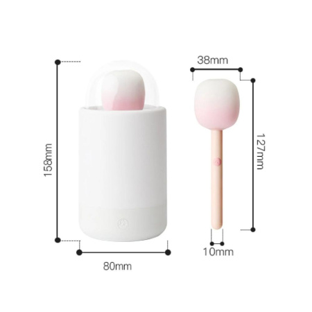 Вакуумный стимулятор с вибрацией «конфетка на палочке» KISTOY Bling Pop, зарядный кейс-ночник || Вакуумний стимулятор з вібрацією «цукерка на паличці» KISTOY Bling Pop, зарядний кейс-нічник