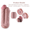 Двойной дилдо для секс-машин Hismith 8.5” Two Cocks One Hole Silicone Dildo || Подвійний дилдо для секс-машин Hismith 8.5″ Two Cocks One Hole Silicone Dildo